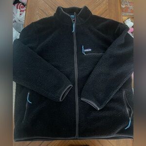 Patagonia Reclaimed Fleece Full Zip Jacket in Ink Black, XXL